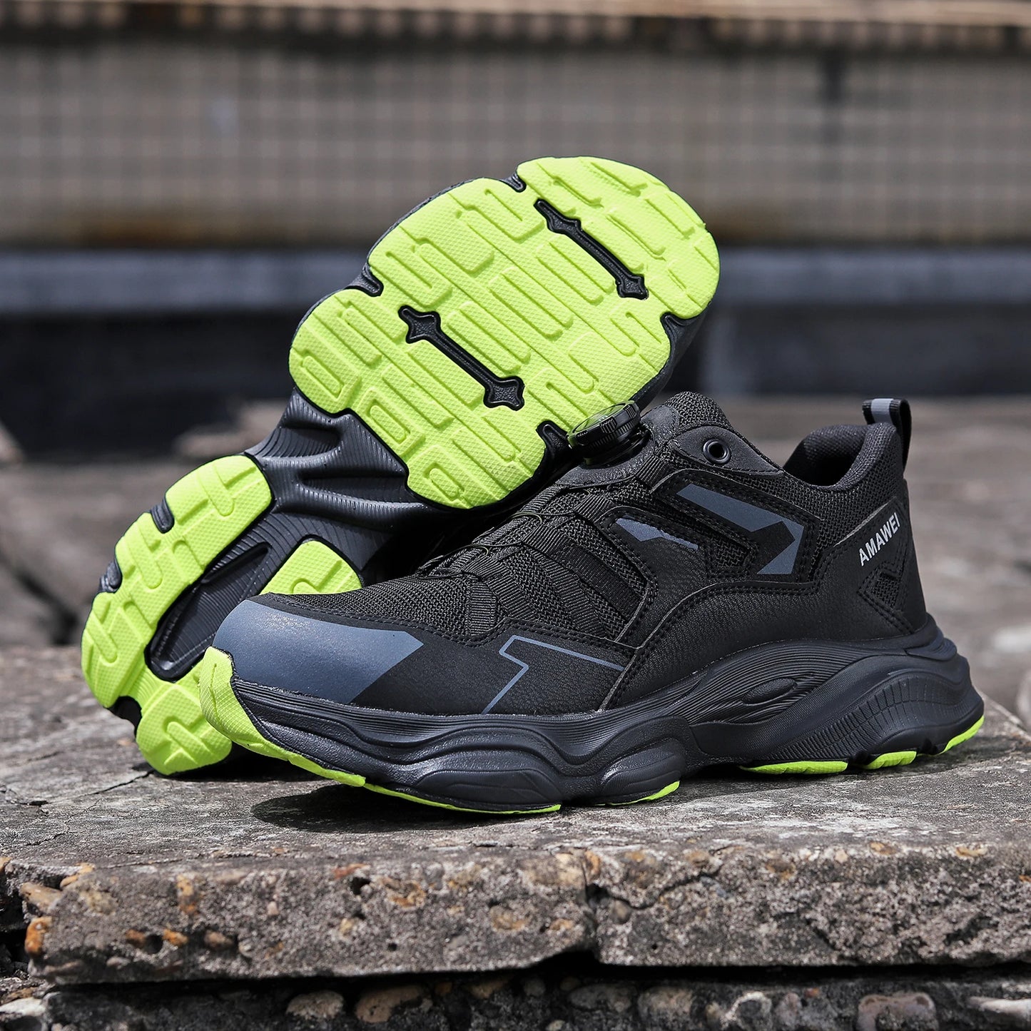 Zapatos de seguridad con puntera de acero para hombre, botas de trabajo industriales antideslizantes, antiperforación y antigolpes, ligeras y con certificación CE.