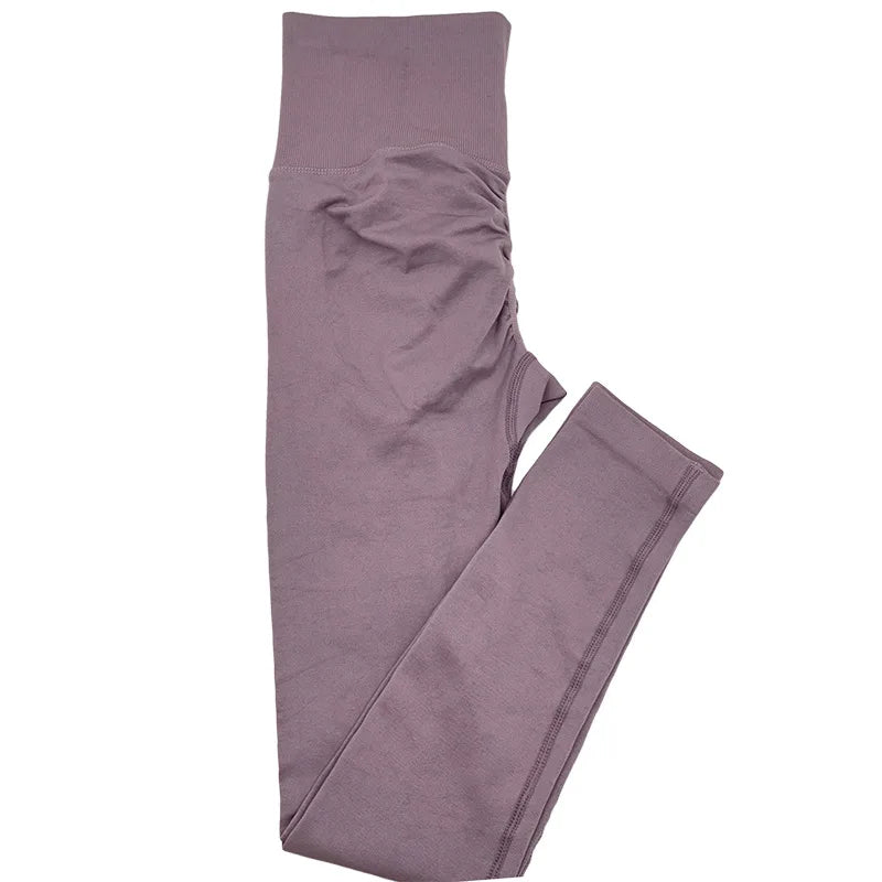 Pantalones de yoga para mujer Mitaogirl, sin costuras, para entrenamiento físico, realce de glúteos, moldeadores de cadera, para gimnasio.