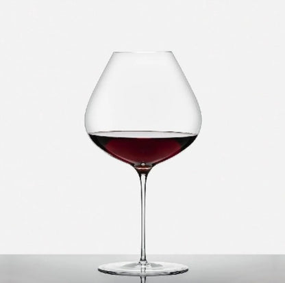 Copa de vino francesa de lujo de Borgoña, cristal, hecha a mano, extremadamente fina, con aroma a copa ampliada.