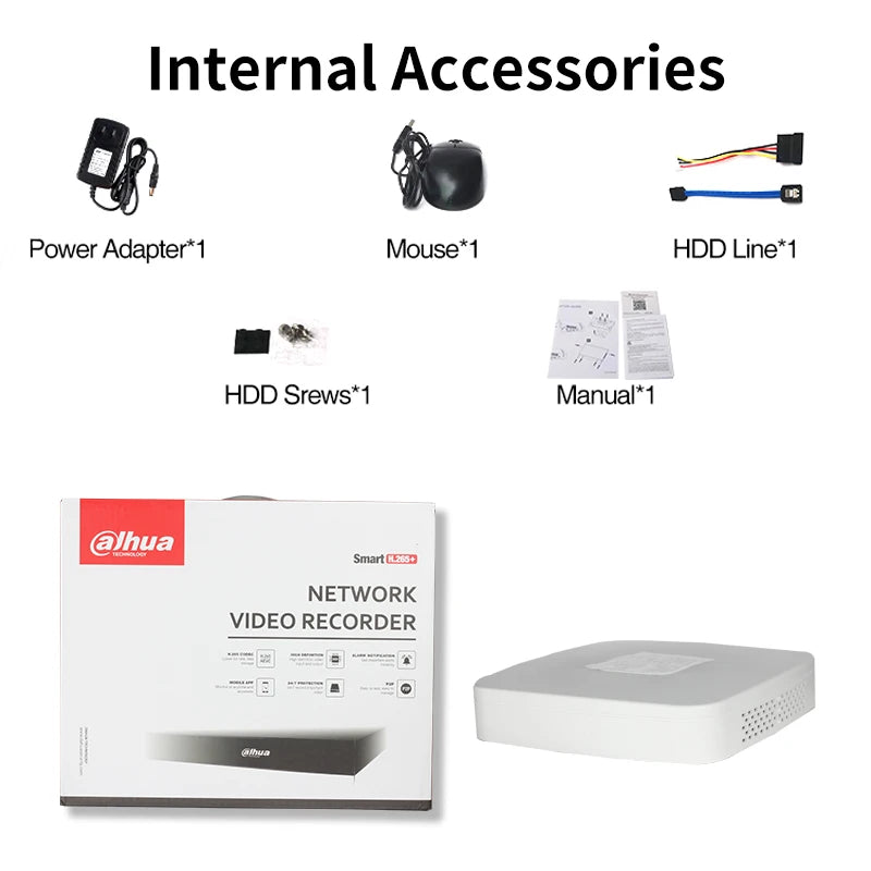 Grabador de videovigilancia Dahua NVR2104-S3, NVR2108-S3, NVR2116-S3 de 4/8/16 canales, 1 HDD SMD Plus, Onvif, protección perimetral