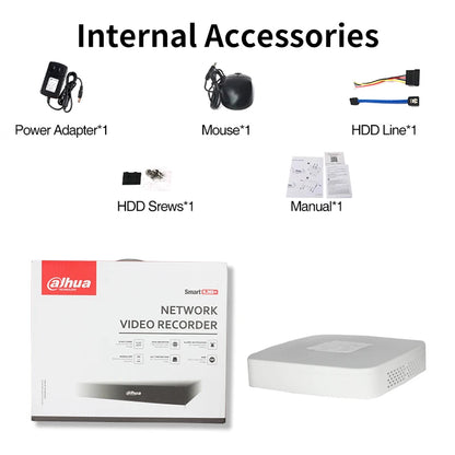 Grabador de videovigilancia Dahua NVR2104-S3, NVR2108-S3, NVR2116-S3 de 4/8/16 canales, 1 HDD SMD Plus, Onvif, protección perimetral