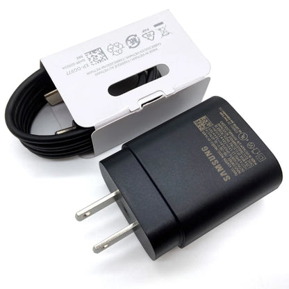 Cargador superrápido Samsung de 25 W, USB C PD, adaptador de corriente de pared para Samsung Galaxy A56, A54, A34, A55, A23, A05S, S25, S24, S22, S23, S10 5G