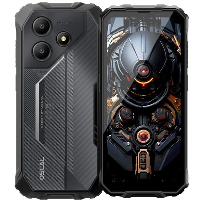 Teléfono resistente Blackview OSCAL Marine 2, 8 GB de RAM, 256 GB de almacenamiento, smartphone con IA, batería de 11000 mAh, pantalla HD+ de 6,56", procesador Unisoc T61, Android 15 y NFC.