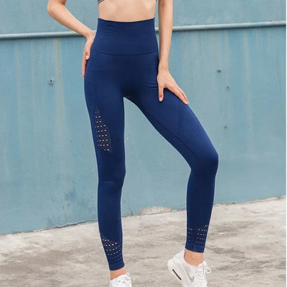 Pantalones de yoga LANTECH para mujer, deportivos, para correr, ropa deportiva, leggings elásticos para fitness, sin costuras, control de abdomen, mallas de compresión para gimnasio