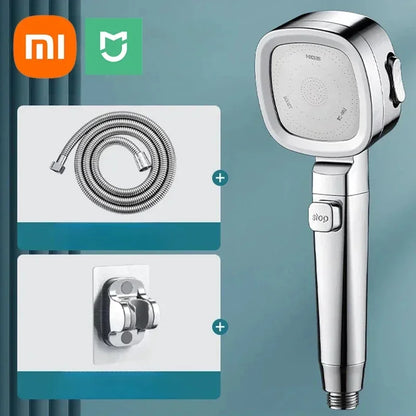 Cabezal de ducha Xiaomi de alta presión con 3 modos, filtro ajustable, juego de ducha, accesorios para el baño, rociador.