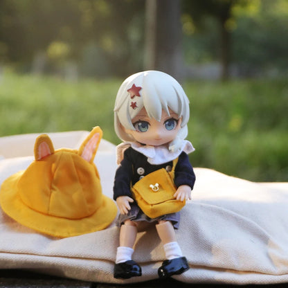 Accesorios para bebés OB11, ropa para niños, jardín de infantes, lindas tendencias, accesorios para muñecas humanoides, muñecas 1/12, juguetes geniales de anime.