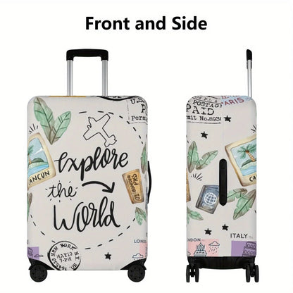 Funda de maleta lavable para viajes: ideal para viajes, vacaciones y regreso a clases. Accesorio de viaje esencial.