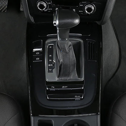 Cubierta decorativa para el marco de la palanca de cambios de la consola central del coche, para Audi A4, A4L, B8, A5 (2009-2016), estilo modificado, accesorios interiores para automóvil.