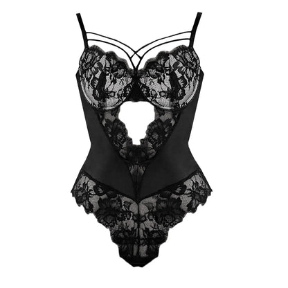 Lencería sexy, camisola ajustada de encaje, mono de corte abierto y hueco, látex, sexy, para mujer, fetiche, llamada de la noche, disfraz sexy para mujer, tienda erótica