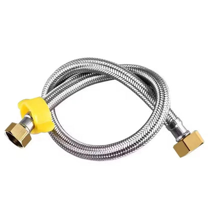 Manguera trenzada flexible a prueba de explosiones para grifo de agua de cocina y baño, de 40, 60, 80, 100, 150 y 200 cm y 1/2 pulgada.