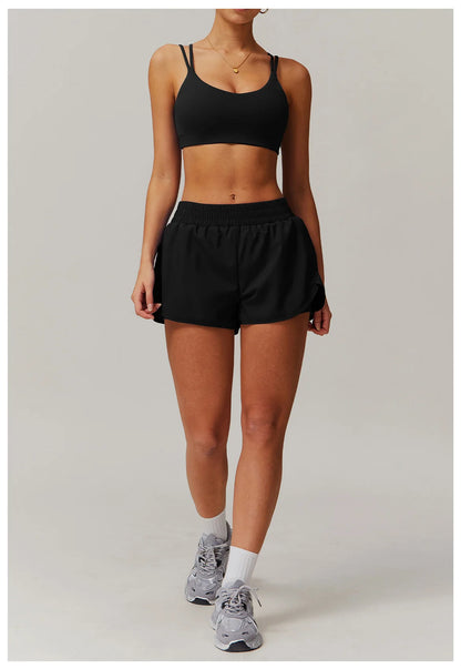 Conjunto deportivo de 2 piezas para mujer, chándal para correr, entrenamiento, con cremallera, pantalones cortos de manga larga, ropa de yoga, ropa deportiva
