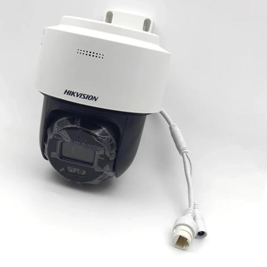 Cámara IP de red Hikvision Mini PT híbrida inteligente de 4 MP con PoE DS-2DE2C400MWG-E