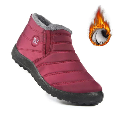 Botas de nieve para hombre, zapatos para exteriores, botas de invierno para hombre, botines de senderismo, zapatos impermeables para hombre, zapatos de trabajo, calzado