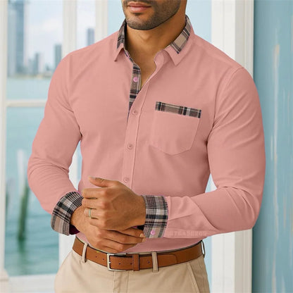 Camisas de vestir para hombre, camisas informales para la oficina y actividades al aire libre, camisas suaves y cómodas para la calle, camisetas de alta calidad para hombre, tallas grandes