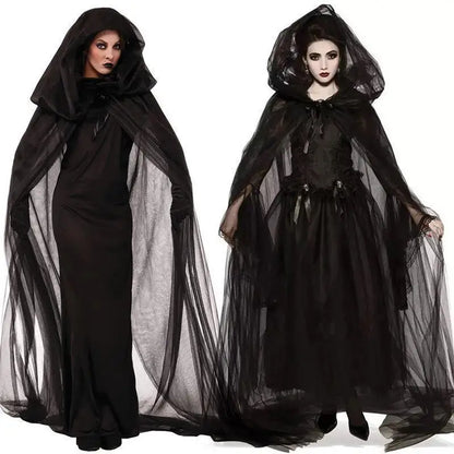 2025 Halloween costume ghost bride witch vampire performance game suit; horror demon costume.