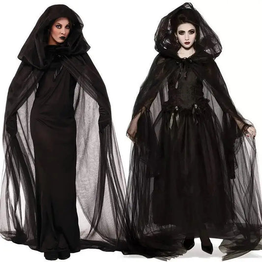 2025 Halloween costume ghost bride witch vampire performance game suit; horror demon costume.