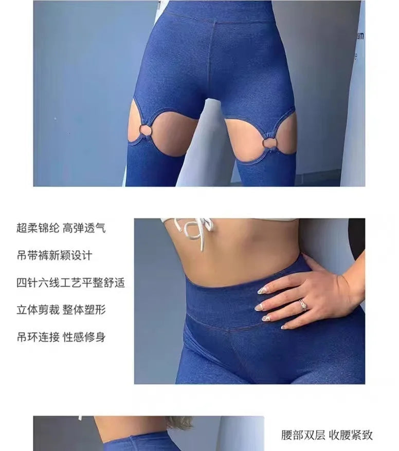 Women Leggings Hollow Sexy Yoga Pants Push Up Fitness Gym Leggins Running Leggins Seamless Workout Pants High Waist Pants