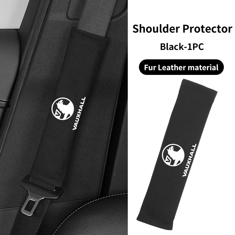 Funda de cinturón de seguridad de gamuza para interior de coche, para Vauxhall VXR, Dokker, Lodgy, Logan, Sandero, Duster, Stepway, decoración de coche, accesorios