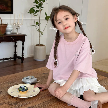 Ropa para niños, niñas, niños, ropa de manga corta para niñas, camisetas de verano, ropa para niños, ropa para niños, ropa de niña, ropa de niño