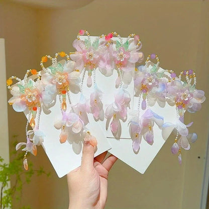 Accesorios para niños, accesorios para el cabello de fiesta de princesas, regalo cultural infantil, accesorios para el cabello de niña, horquillas y pinzas para el cabello