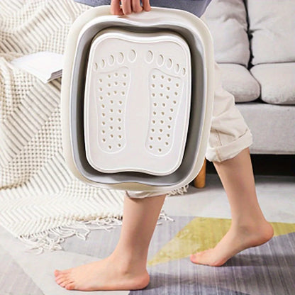 Cubo de masaje para pediluvio, cubo de spa para pediluvio, cubo de remojo doméstico, lavabo plegable, bañera de sauna, bañera plegable para pedicura