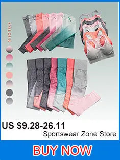 Conjunto deportivo para mujer, top deportivo, leggings de yoga, sujetador deportivo, leggings sin costuras para realce de glúteos.