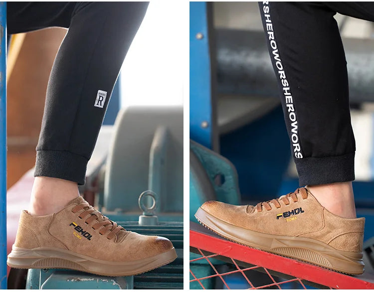 Zapatos de seguridad para hombre, calzado de trabajo antiperforación, zapatos de trabajo indestructibles, zapatillas deportivas, calzado industrial, botas de seguridad antiperforantes.