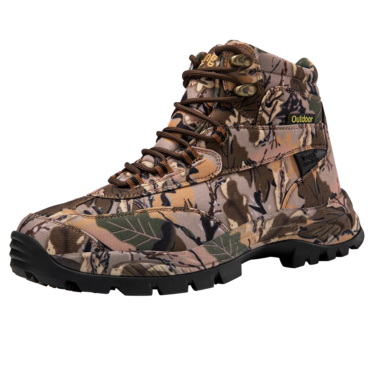 Botas tácticas de senderismo para hombre, botas para desierto con absorción de impactos y antideslizantes, calzado para senderismo, montañismo y camping al aire libre