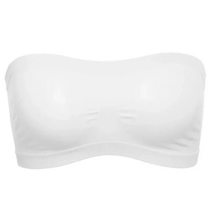 Sujetador de tubo de malla transpirable para mujer, sin protectores de pecho