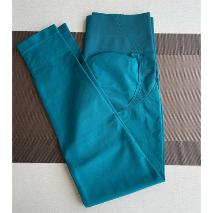 Pantalones deportivos ajustados sin costuras TKITK, leggings de gimnasio para mujer, pantalones de yoga suaves de cintura alta, ropa deportiva para fitness.