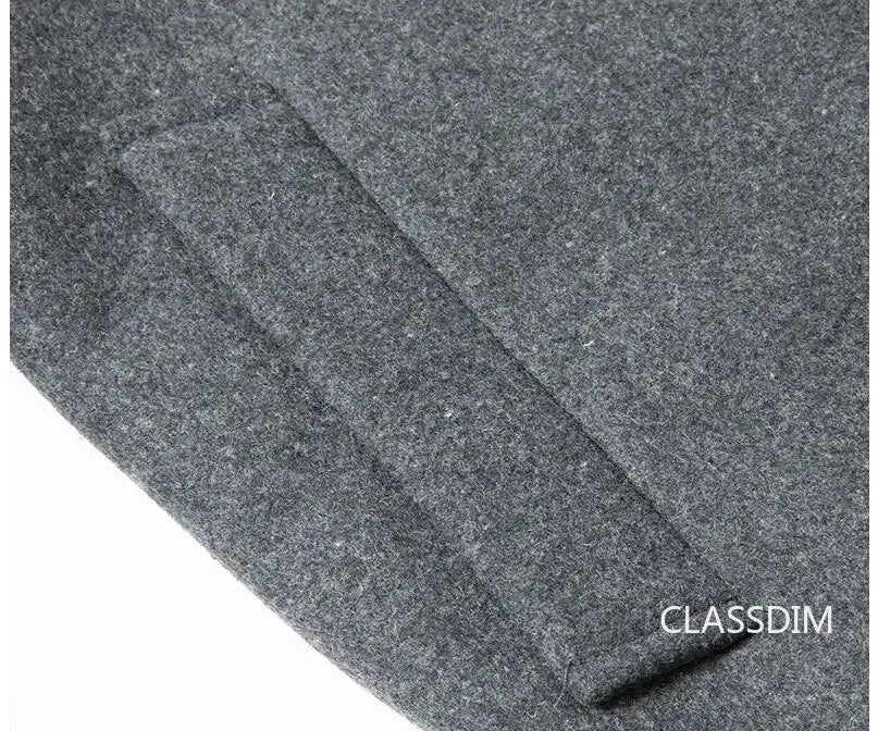 Abrigos de invierno para hombre, de lana y cachemir, con forro polar. Abrigos cálidos de invierno de alta calidad, estilo casual de negocios. Talla 4XL.