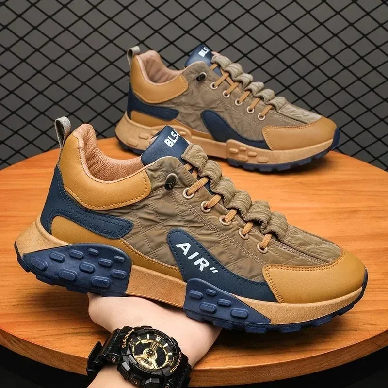 Zapatos casuales para hombre, zapatillas de plataforma, tallas grandes 43 y 44, populares, 2025