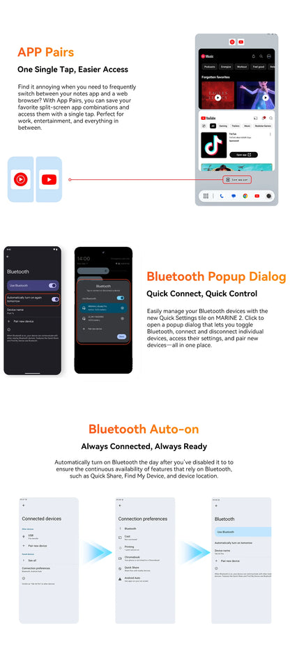 Teléfono resistente Blackview OSCAL Marine 2, 8 GB de RAM, 256 GB de almacenamiento, smartphone con IA, batería de 11000 mAh, pantalla HD+ de 6,56", procesador Unisoc T61, Android 15 y NFC.