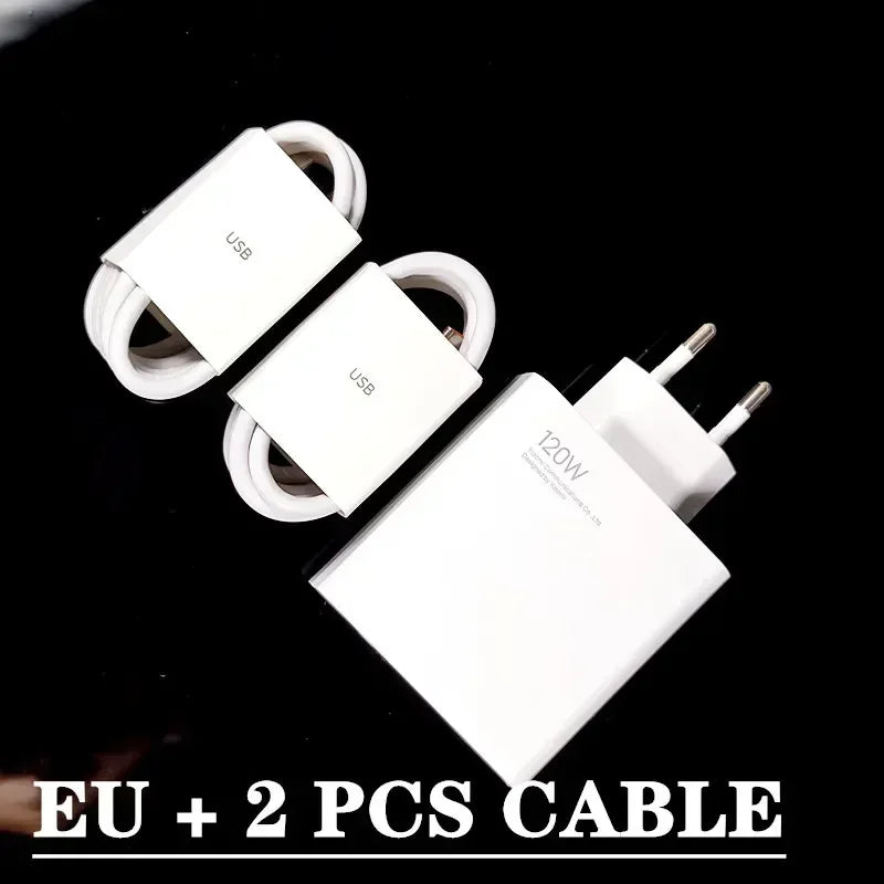Cargador turbo original Xiaomi de 120 W, carga rápida tipo C, 6 A, adaptador de corriente, cable USB para Mi 13 Ultra, 12T Pro, 11T, RedMi Note 13