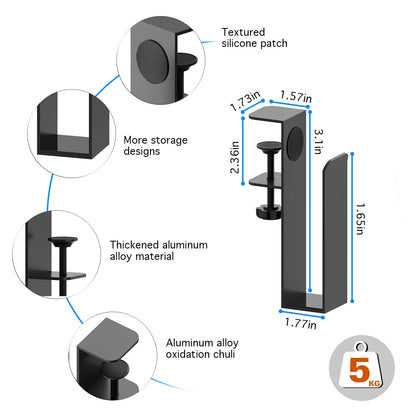 Mesa auxiliar con soporte para portátil, organizador de escritorio para iPad y tablet, ideal para oficina y hogar.