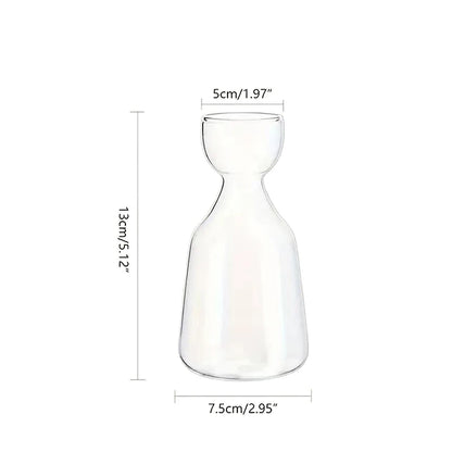 Kit de cultivo de semillas de vidrio para plantas, para amantes de la jardinería, para iniciar semillas de aguacate, jarrón de vidrio transparente.