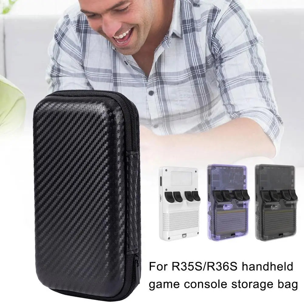 Estuche protector rígido de EVA para consola de juegos R35S/R36S, bolsa de almacenamiento portátil, resistente a golpes y caídas, accesorios para juegos.