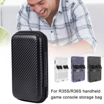 Estuche protector rígido de EVA para consola de juegos R35S/R36S, bolsa de almacenamiento portátil, resistente a golpes y caídas, accesorios para juegos.