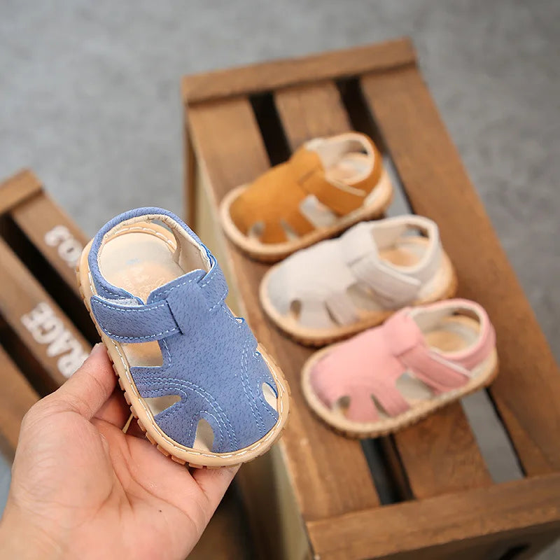 Zapatos minimalistas para caminar para niños pequeños, sandalias para bebés, calzado informal ligero para niños y niñas, zapatos de suela suave antideslizantes