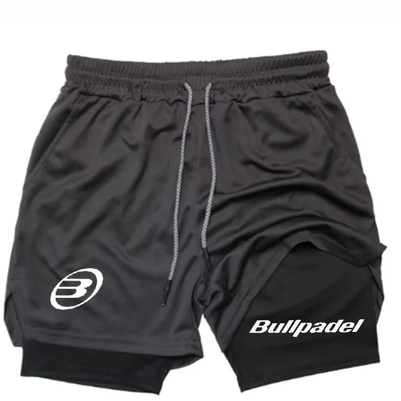 Pantalones cortos deportivos de pádel para hombre, pantalones cortos de tenis transpirables, pantalones de bádminton de secado rápido, ropa deportiva para correr al aire libre, verano, nuevo