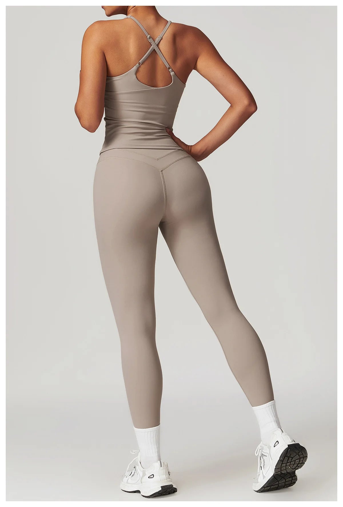 SWELTERING Conjunto de 2 piezas de ropa deportiva para mujer, conjunto de yoga, ropa deportiva para gimnasio, trajes de yoga, conjunto de fitness, chándales, sujetador deportivo, leggings para gimnasio
