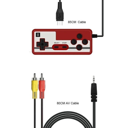 Miniconsola de videojuegos de 8 bits con 500 juegos integrados, consola portátil retro, reproductor de juegos portátil, salida AV para regalo de niños, Game Boy