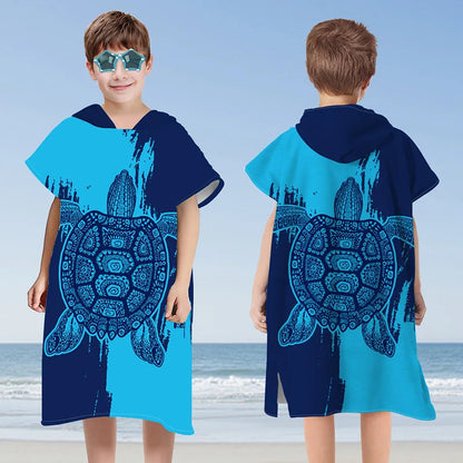 Accesorios para bebés, bata de baño con dibujos animados para niños, capa con capucha, toalla de playa, bata de baño con dibujos animados para bebés y niños.