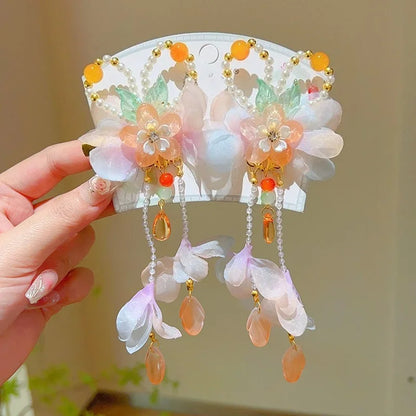 Accesorios para niños, accesorios para el cabello de fiesta de princesas, regalo cultural infantil, accesorios para el cabello de niña, horquillas y pinzas para el cabello