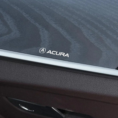 Pegatinas para el interior del coche, calcomanías de control central, emblema, insignia, estilo de coche para Acura RDX, Integra, TLX, CDX, MDX, RDX, ZDX, accesorios para coche.
