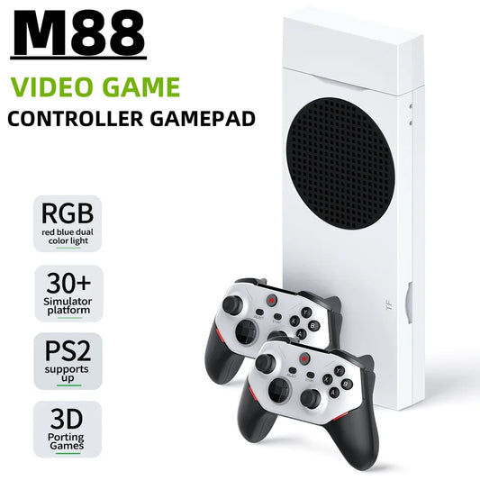 Consola de videojuegos M88 con 30.000 juegos integrados, mando inalámbrico, TV Game Stick 4K HD, minireproductor de juegos portátil retro