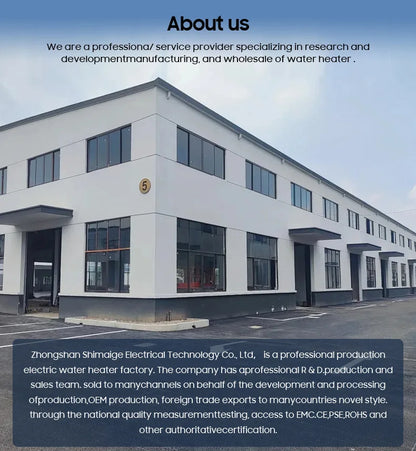 Calentador eléctrico instantáneo de agua IPX4, 7500 kW, calentamiento rápido, sin tanque, con pantalla LED y resistencia al agua.