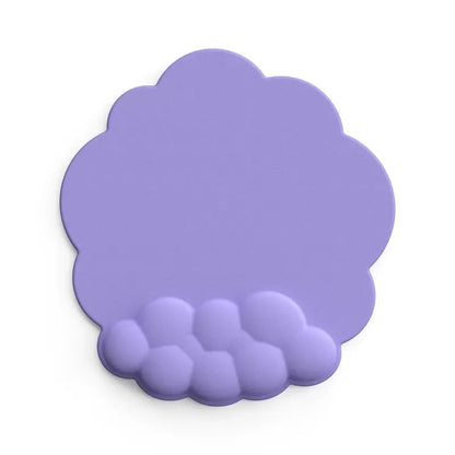 Alfombrilla de ratón con reposamuñecas para teclado, nube, antideslizante, espuma viscoelástica, para escritorio, oficina, gamer, ratón, reposamuñecas
