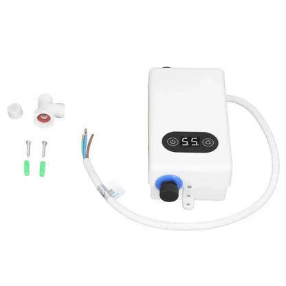 Calentador de agua eléctrico instantáneo con función de memoria, conversión de frecuencia y temperatura constante. 220 V, 4500 W.