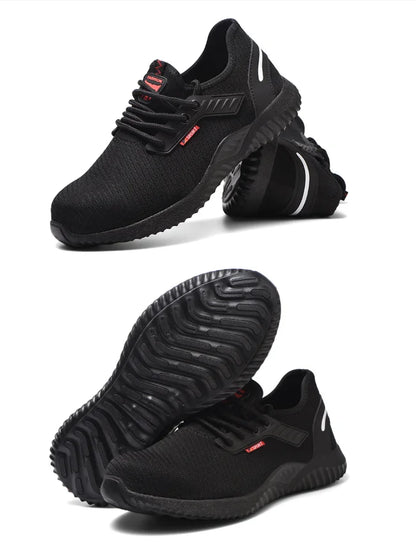 Calzado de protección para hombre, zapatos con puntera de acero, calzado de seguridad, calzado táctico para hombre, zapatillas de moda para hombre y profesionales de la seguridad laboral.